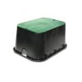 NDS® 117BC Standard Valve Box and Cover, 25-3/4 in L x 19 in W x 12 in H, Plastic