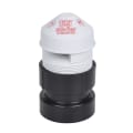 Oatey® Sure-Vent® 39018 Air Admittance Valve With 1-1/2 x 2 in SCH 40 ABS Adapter, 1-1/2 to 2 in Nominal, NPT End Style, 20 DFU Flow Rate, ABS Body, Domestic