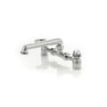 PASCO 69120 Adjustable Laundry/Utility Faucet, Male Spout Hose, Polished Chrome, Commercial
