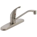 Peerless® P110LF-SS Kitchen Faucet, 1.8 gpm Flow Rate, Swivel Spout, Stainless Steel, 1 Handles, Import