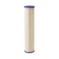 Pentek® 255495-43 ECP Pleated Cellulose Sediment Cartridge, 20 in L, Polyester, Blue