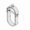 PHD 450 0350PL Standard Clevis Hanger, 3-1/2 in Pipe, 1/2 in Rod, 1350 lb Load, Carbon Steel, Plain