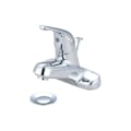 OLYMPIA L-6160B Lavatory Faucet, Elite, Polished Chrome, 1 Handles, 50/50 Pop-Up Drain, 1.5 gpm Flow Rate