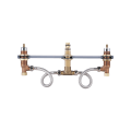 OLYMPIA P-1131B Roman Tub Valve Set, 1/2 in, IPS, Rough Brass