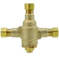 Powers™ 6550457 LFG480 Lavatory Tempering Valve, 3/8 in Nominal, Compression End Style, 125 psi Pressure, 0.25 gpm Flow Rate, Brass Body, Domestic