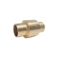 RWV® 233AB 1 In-Line Check Valve, 1 in Nominal, Solder End Style, 200 lb WOG, Forged Brass Body