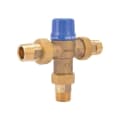 Cash Acme® Heatguard® 24511 HG110-D Thermostatic Mixing Valve, 3/4 in MNPT Inlet x 3/4 in MNPT Outlet, 230 psi, 1 to 20 gpm, Bronze Body, Import