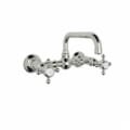 Rohl® A1423XM-PN-2 Bridge Lavatory Faucet, Country Bath Acqui, 1.2 gpm Flow Rate, 1-27/64 in H Spout, 8 in Center, Polished Nickel, 2 Handles