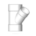 ROYAL P302 P Series Wye, Fitting/Connector: Wye, 3 in Nominal, Hub End Style, SDR 35, PVC, Domestic