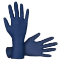 SAS® 6604-20 Thickster® Extra Thick Disposable Gloves, XL, Latex, Blue, 12 in L, Non-Powdered, Fully Textured, 14 mil THK, Application Type: Exam Grade, Ambidextrous Hand