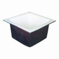 Sioux Chief 861-24X No Hub Floor Sink, Square, 9 in H, Cast Iron