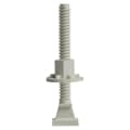 Sioux Chief PlumbPerfect™ 427 Closet Bolt, 3-1/2 in x 1-15/16 to 2-15/16 in L Thread, 2-1/2 to 3-1/2 in OAL, Brass, Domestic