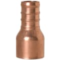 Sioux Chief 644X2 1-Piece Straight Adapter, 1/2 in, F1807 PowerPEX® Crimp™ x Female C, Copper, Domestic