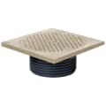 Sioux Chief FinishLine™ 834-4DHNQ Adjustable Drain Cleanout, 3-1/2 in Cleanout, 15000 lb, 6-5/8 in Dia Cover, Ductile Iron