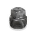 3/4" BLK STEEL SOLID SQ HD PLUG