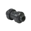Spears® 2229-012 True Union Regular Style Ball Check Valve, 1-1/4 in, Socket/FNPT, PVC Body, EPDM Softgoods, Domestic