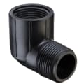 Spears® M412-007 Standard Pipe Elbow, 3/4 in Nominal, MNPT x FNPT End Style, HDPE, Domestic