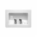 Specialty Products™ Kahuna™ OB-2060 Unassembled Washing Machine Outlet Box With Uponor/Wirsbo Valves, Plastic Body