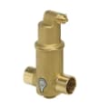 SPIROTHERM® Spirovent® VJS150TM Junior Air Eliminator, 1-1/2 in, Solder, 150 psi Working, 270 deg F, Brass