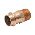Streamline® PRS™ PF 01131 Small Adapter, 1/2 in Nominal, Press x MNPT End Style, Wrought Copper