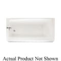 Swan® BT03060 RD.010 Bathtub, 60 in W, Right Drain, White, Domestic