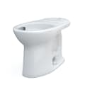 Toto® C776CEFG#01 Universal Height Toilet Bowl With CEFIONTECT® Technology, Drake®, Cotton White, Elongated Shape, 12 in Rough-In, 16-1/8 in H Rim, 2-1/8 in Trapway