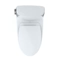 Toto® MS604124CEFG#01, UltraMax® II, Elongated Bowl, 16-1/8 in H Rim, 12 in Rough-In, 1.28 gpf Flush Rate, Cotton White, Import