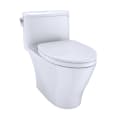 Toto® MS642124CEFG#01, Nexus®, Elongated Bowl, 16-1/8 in H Rim, 12 in Rough-In, 1.28 gpf Flush Rate, Cotton White, Import
