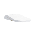 Toto® SN8732M#01S SN8732M Integrated Toilet Top Unit, Neorest®, For Use With For MS8732CUMFG#01S Toilet, Elongated Shape, Plastic, Cotton White with Silver Trim