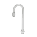 T & S 132X Swing Gooseneck With Stream Regulator Outlet, For Use With T&S Swivel Outlet Faucet, Brass, Polished Chrome, Import