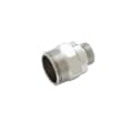 T & S B-0412 Adapter, MNPT Connection, Brass, Polished Chrome