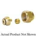 Uponor A4030625 QS-Style Compression Fitting Assembly, R25 x 5/8 in, 125 psi, Brass