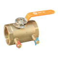 Victaulic® V00678BLFF Balancing Valve, 3/4 in Nominal, FNPT End Style, 400 psi Pressure, 0.94 to 12.48 gpm Flow Rate, Brass Body