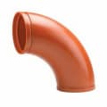 Victaulic® AGS™ W160010P00 W10 Pipe 90 deg Elbow, 16 in, Grooved, Ductile Iron, Orange Enamel