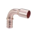 PureFlow® Crimp 44320 90 deg Elbow, 1/2 in, Crimp x Fitting, Copper, Domestic