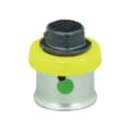 PureFlow® Press 49723 Test Plug, 1/2 in Nominal, Press End Style, Polymer, Domestic