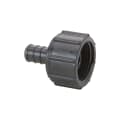 Viega 50023 PureFlow® Model V5039.1 Adapter, 3/8 x 1/2 in, PEX Crimp™ x Port, Poly-Alloy, Domestic