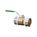 Viega 98202 PureFlow® Ball Valve, 1-1/2 in Nominal, Press End Style, Bronze Body, EPDM Stem Seal Softgoods, Import