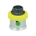 PureFlow® Press 49780 Test Plug, 1-1/2 in Nominal, Press End Style, Polymer, Domestic
