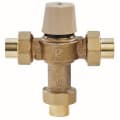WATTS® 0559118 LFMMV Thermostatic Mixing Valve, 3/4 in Nominal, Solder End Style, 150 psi Pressure, 0.5 to 20 gpm Flow, Copper Silicon Alloy Body, Domestic