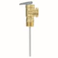 WATTS® 0556001 LF100XL Temperature/Pressure Relief Valve, 3/4 in Nominal, MNPT x FNPT End Style, 150 psi Pressure, Copper Alloy Body, Domestic