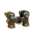 WATTS® 0006643 2-M2 Manual Shutoff Valve, 1/2 in Nominal, MNPT/Solder End Style, 150 psi Pressure, Brass Body, Domestic