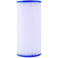 WATTS® 7100416 PWPL20FF Full Flow Pleated Filter Cartridge, 20 in L, Polypropylene, Domestic