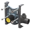 WATTS® ISCA-101-L Adjustable Water Closet Carrier, 4 in No Hub Waste and 2 in No Hub Vent 500 lb Static Load, Cast Iron, Import