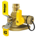 Webstone The Isolator® 51413 5141 Standard Uni-Flange Ball Valve, 3/4 in Nominal, C x Rotating Flanged End Style, Forged Brass Body, Full Port, PTFE Softgoods, Import