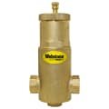 Webstone H-74004 7400 Horizontal Air Separator, 1 in Nominal, FNPT x FNPT Connection, 150 psi Working, 250 deg F, Forged Brass, Import