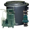 Zoeller® 131-0001 Preassembled Drain Pump, 1-1/2 in NPT Outlet, 1/3 hp, 1 ph, Cast Iron