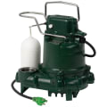 Zoeller® 53-0001 Mighty-Mate M53 Automatic Effluent/Dewatering Submersible Pump, 43 gpm Flow Rate, 1-1/2 in Outlet, 1 ph, 3/10 hp, Cast Iron