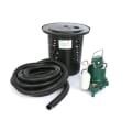 Zoeller® Crawl Space® 108-0001 Pumping System, 19 to 43 gpm Flow Rate, 1 ph, 1/3 hp, Cast Iron