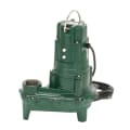 Zoeller® 270-0002 Waste-Mate 270 1-Seal Submersible Pump, 1 hp, 115 VAC, 2 in NPT Outlet, Cast Iron, 15 A, 1 ph